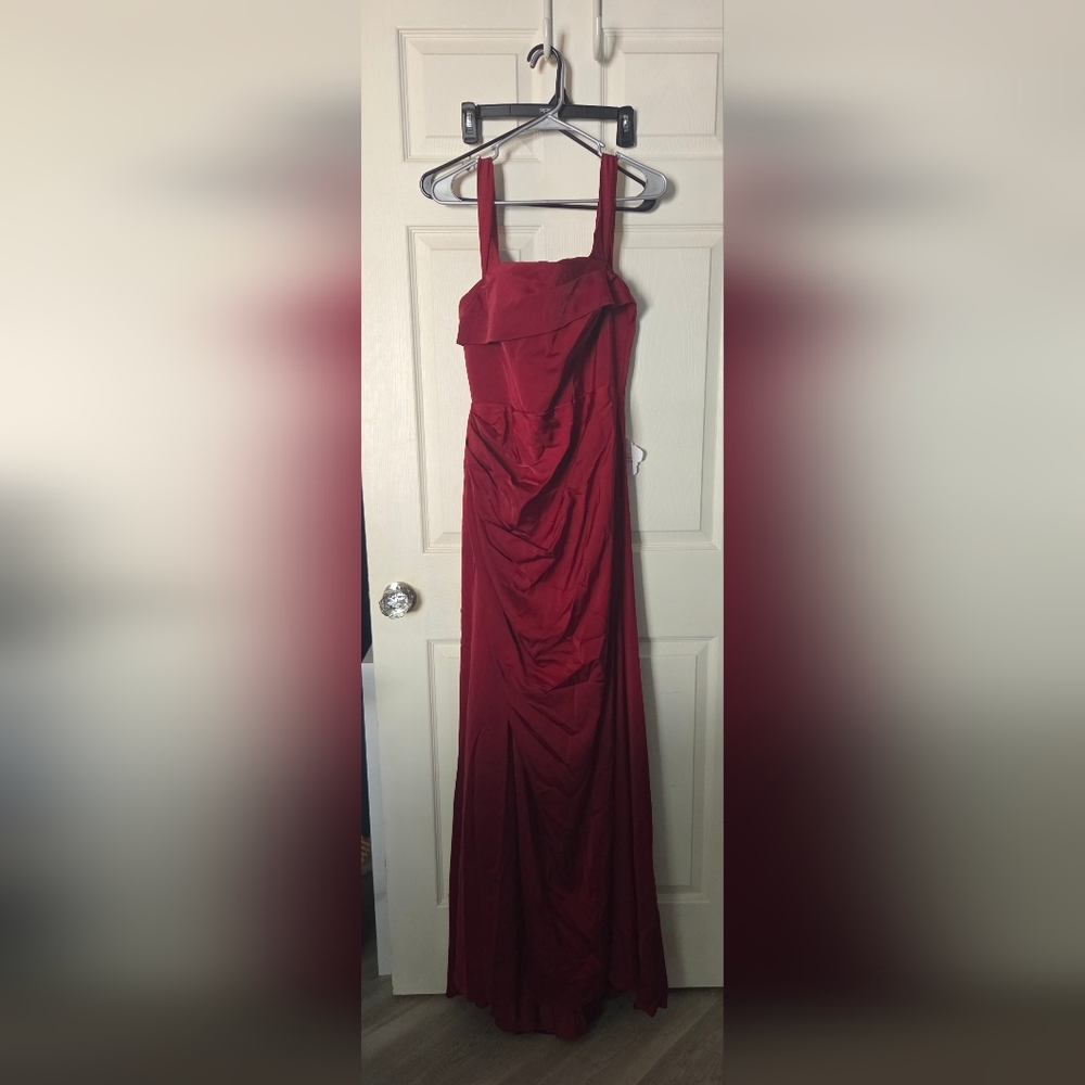 Elegant Red Evening Gown